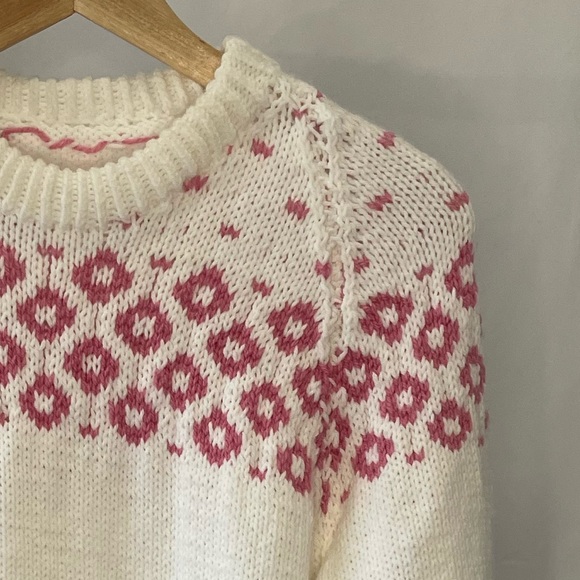 Pink Holiday Chunky Sweater - Picture 3 of 3